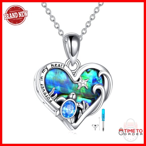 Jewelry - Sterling Silver Cremation Urn Necklace Elegant Memorial Jewelry Pendant